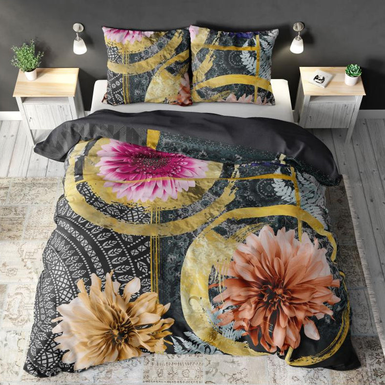 Copripiumino “CHIC FLOR” (+2 federe decorative) - BIONDI HOME