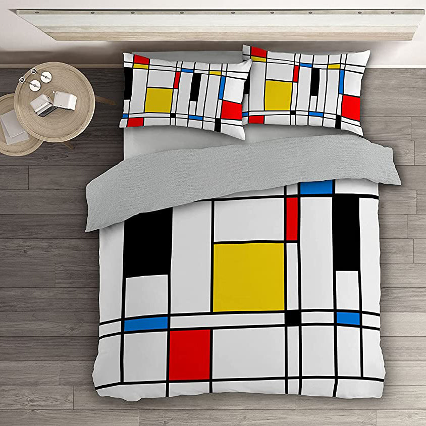 Copripiumino “MONDRIAN” (+2 federe) - BIONDI HOME