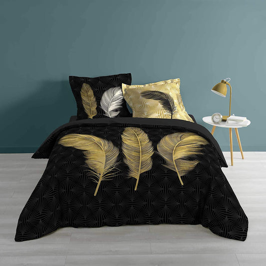 Copripiumino “PIUMA ORO” (+2 federe decorative) - BIONDI HOME